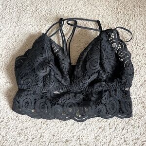 PINK Lace Bralette Size Medium